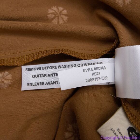 NEW Madewell Tie-Neck Tiered Mini Dress in Bloom Dot, ND169, XL - Picture 16 of 16